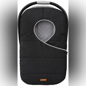 Liuliuby Winter Baby Car Seat Cover: Black